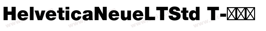 HelveticaNeueLTStd T字体转换